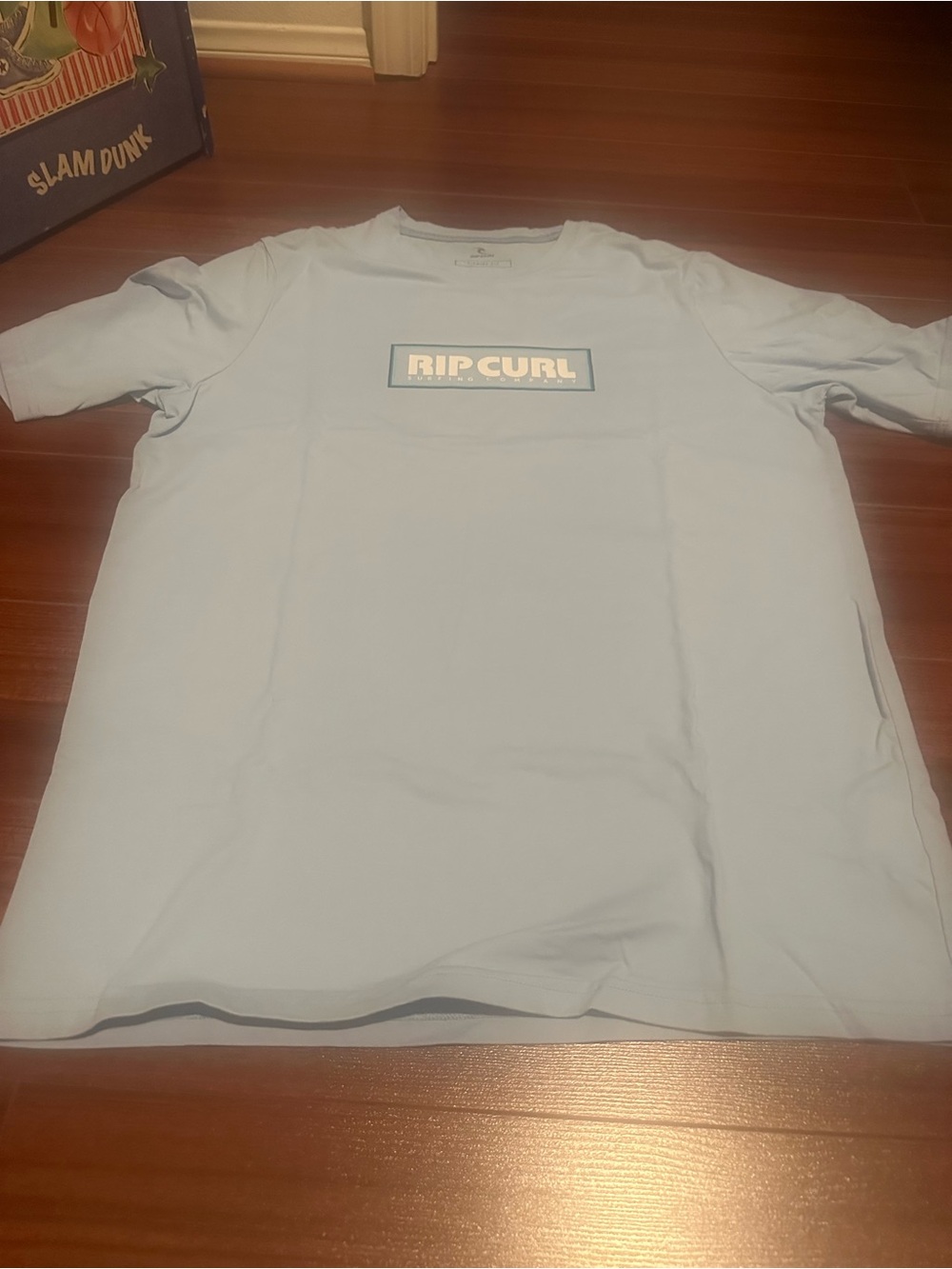 Rip Curl Light Blue Logo Tee for Kids